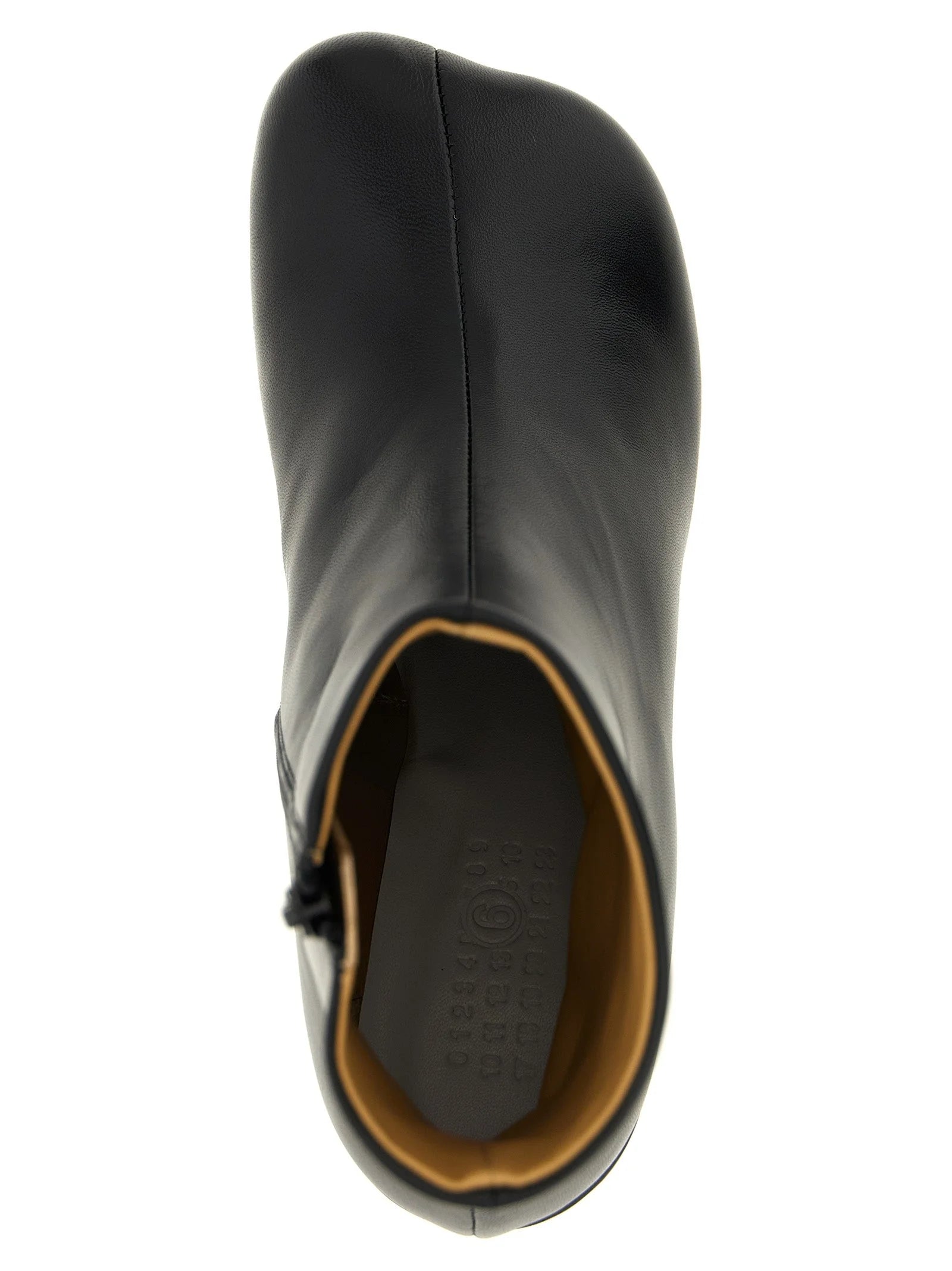MM6 Maison Margiela Černé kotníkové boty z polyesteru - EU40/US10