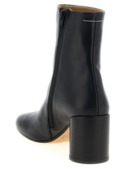 MM6 Maison Margiela Černé kotníkové boty z polyesteru - EU40/US10