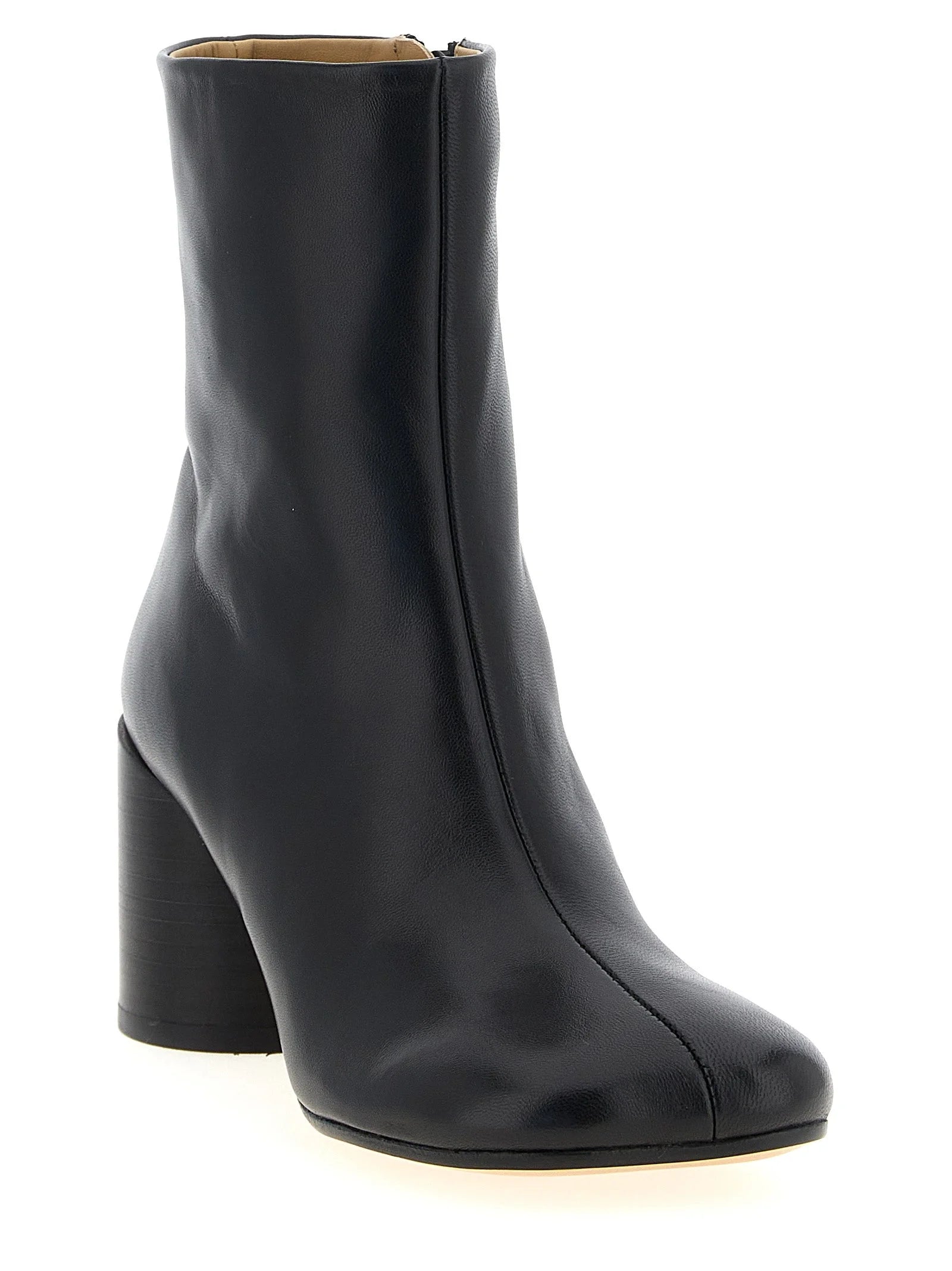 MM6 Maison Margiela Černé kotníkové boty z polyesteru - EU40/US10
