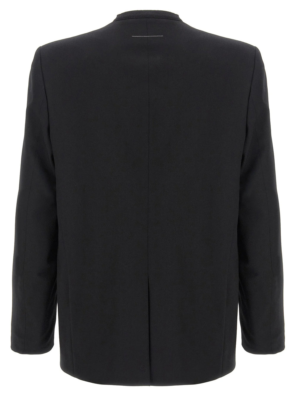 MM6 Maison Margiela Black Polyester Blazer