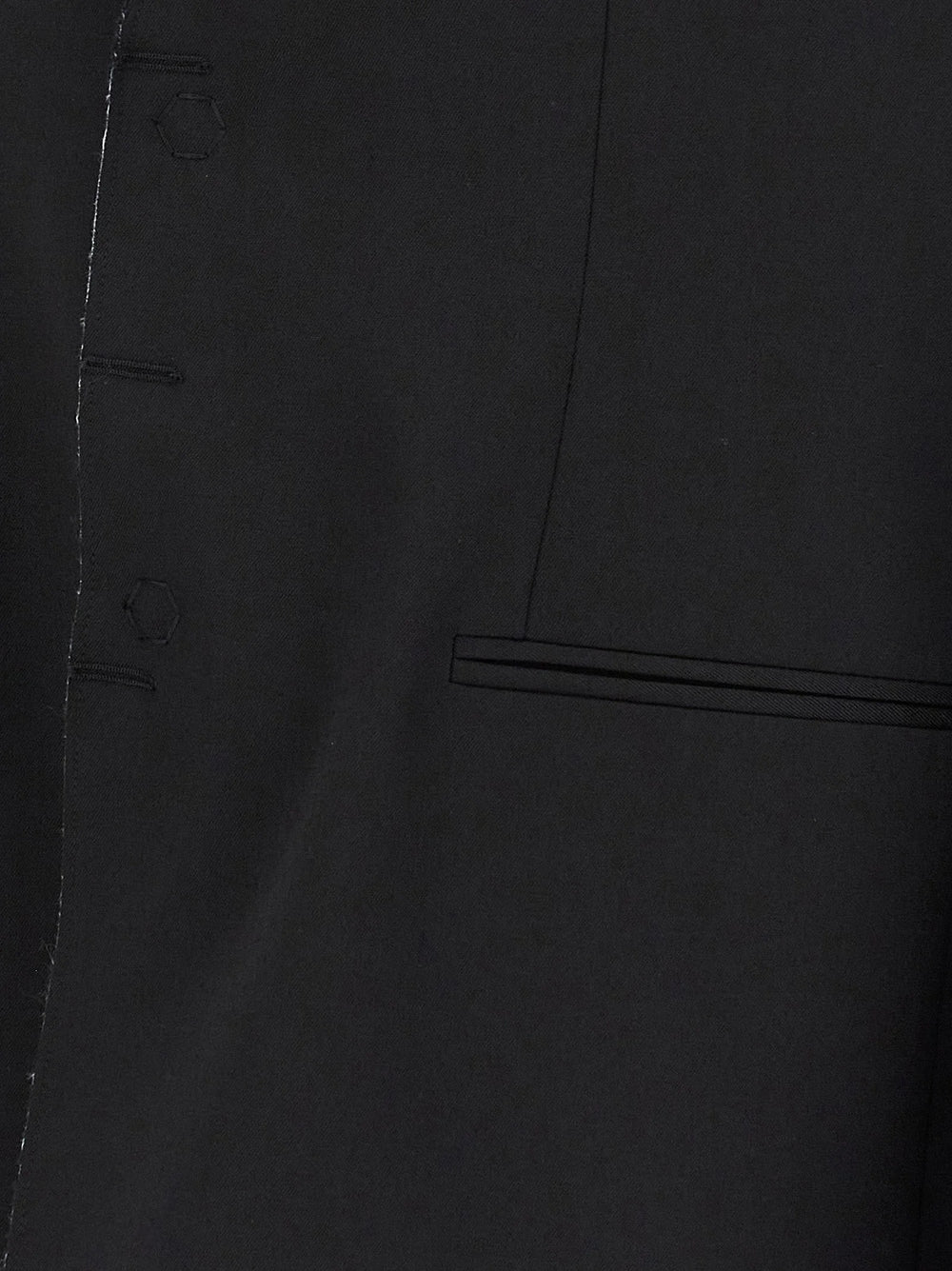 MM6 Maison Margiela Black Polyester Blazer