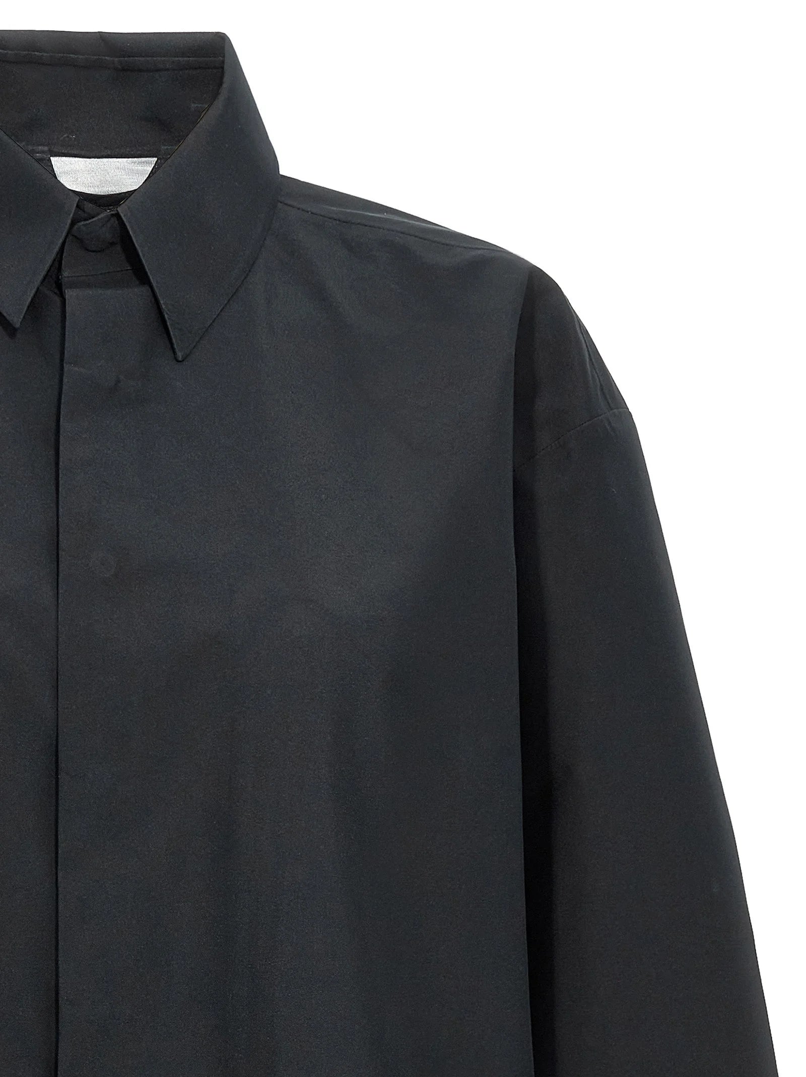 MM6 Maison Margiela Black Polyester Blouse - XS