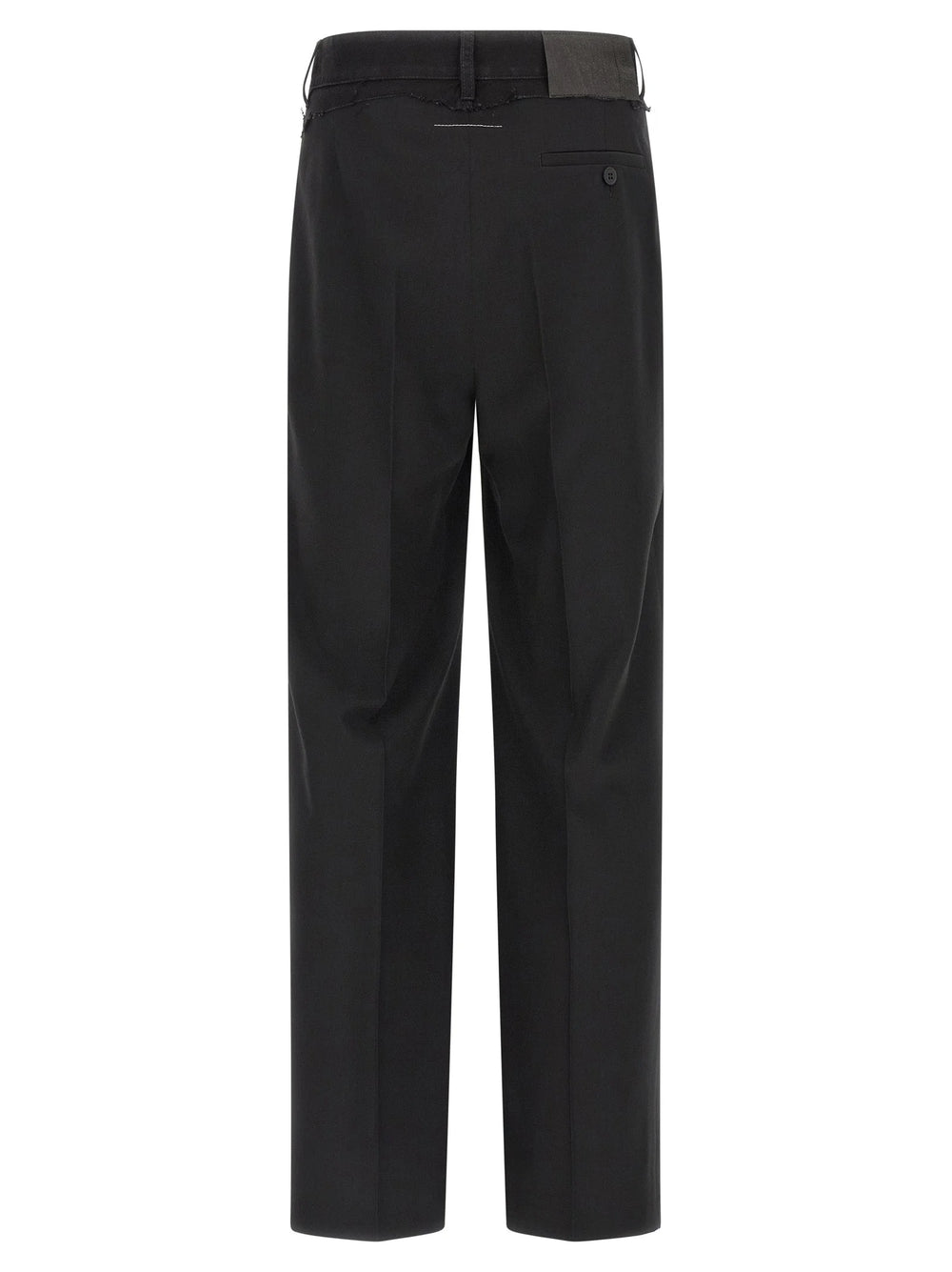 MM6 Maison Margiela Black Polyester Casual Pants - IT50 | L