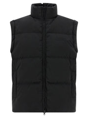MM6 Maison Margiela Black Polyester Full-Length Jacket