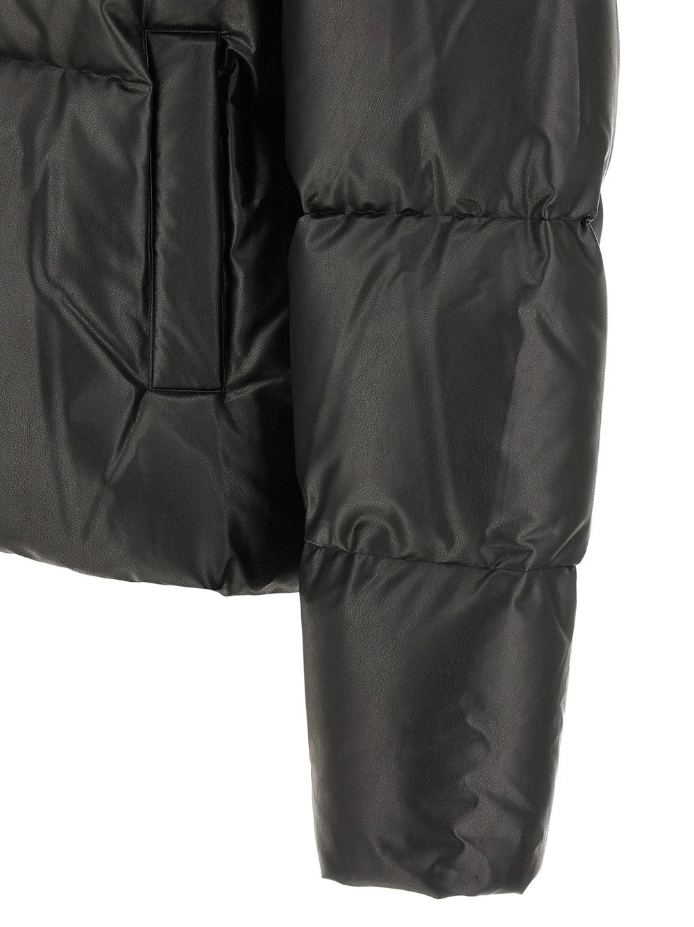 MM6 Maison Margiela Black Polyester Full-Length Jacket - 48 | M