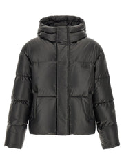 MM6 Maison Margiela Black Polyester Full-Length Jacket - 48 | M