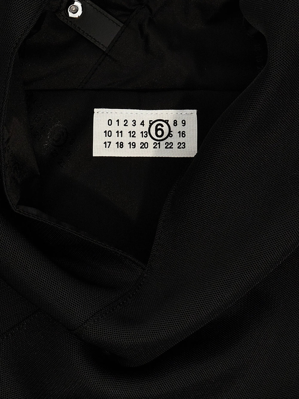 MM6 Maison Margiela černá polyesterová kabelka přes rameno
