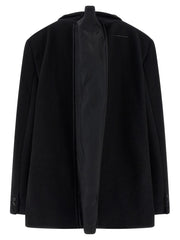 MM6 Maison Margiela Black Virgin Wool Blazer