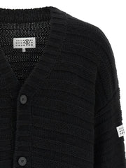 MM6 Maison Margiela Black Virgin Wool Cardigan - M
