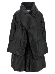 MM6 Maison Margiela Black Viscose Coat - S