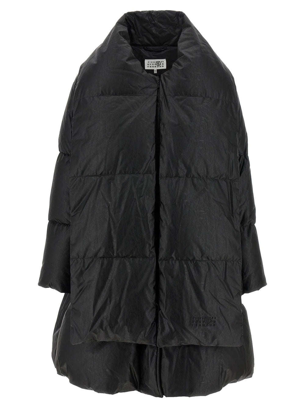 MM6 Maison Margiela Black Viscose Coat - S