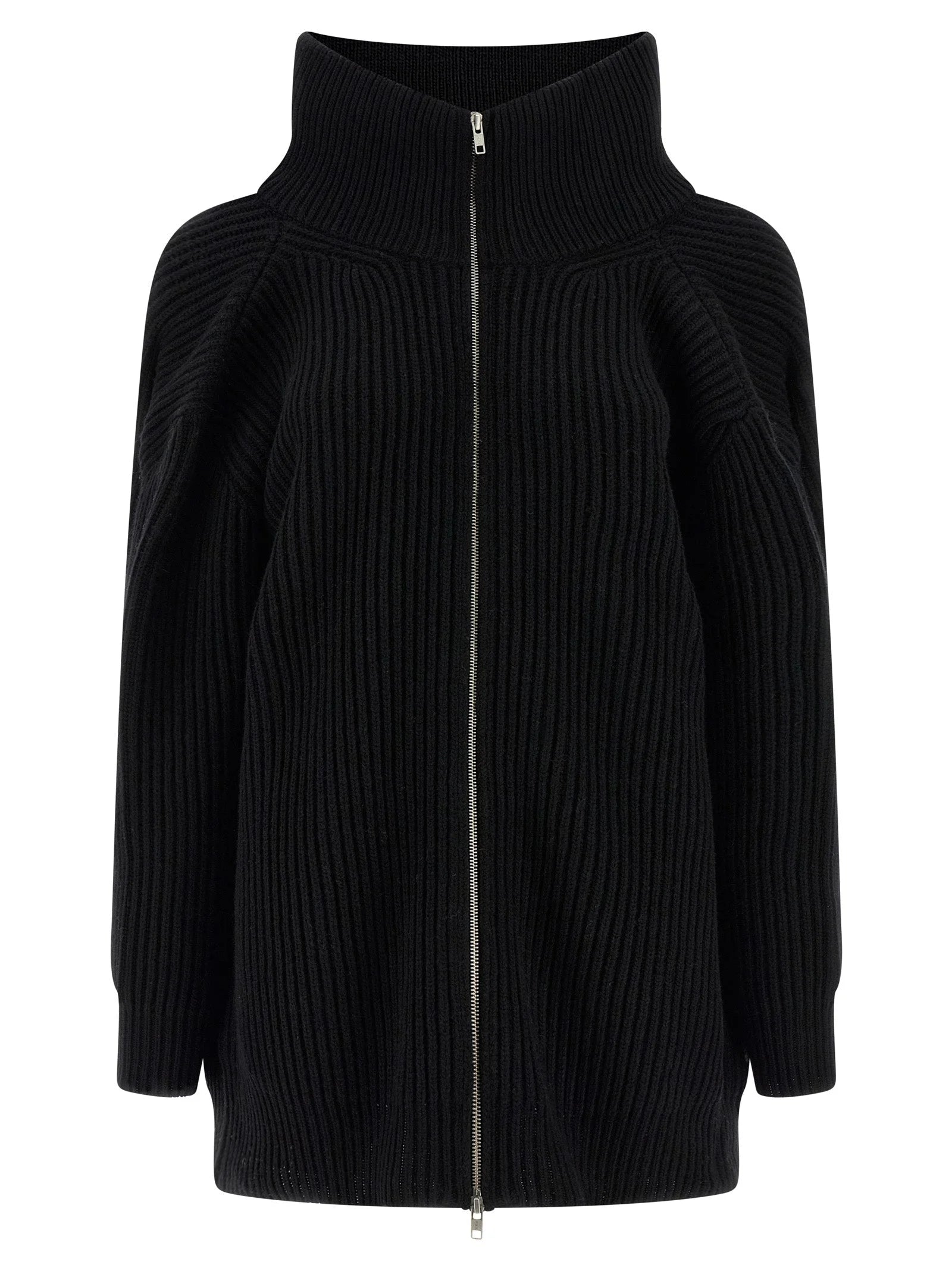 MM6 Maison Margiela Black Wool Short Dress - S