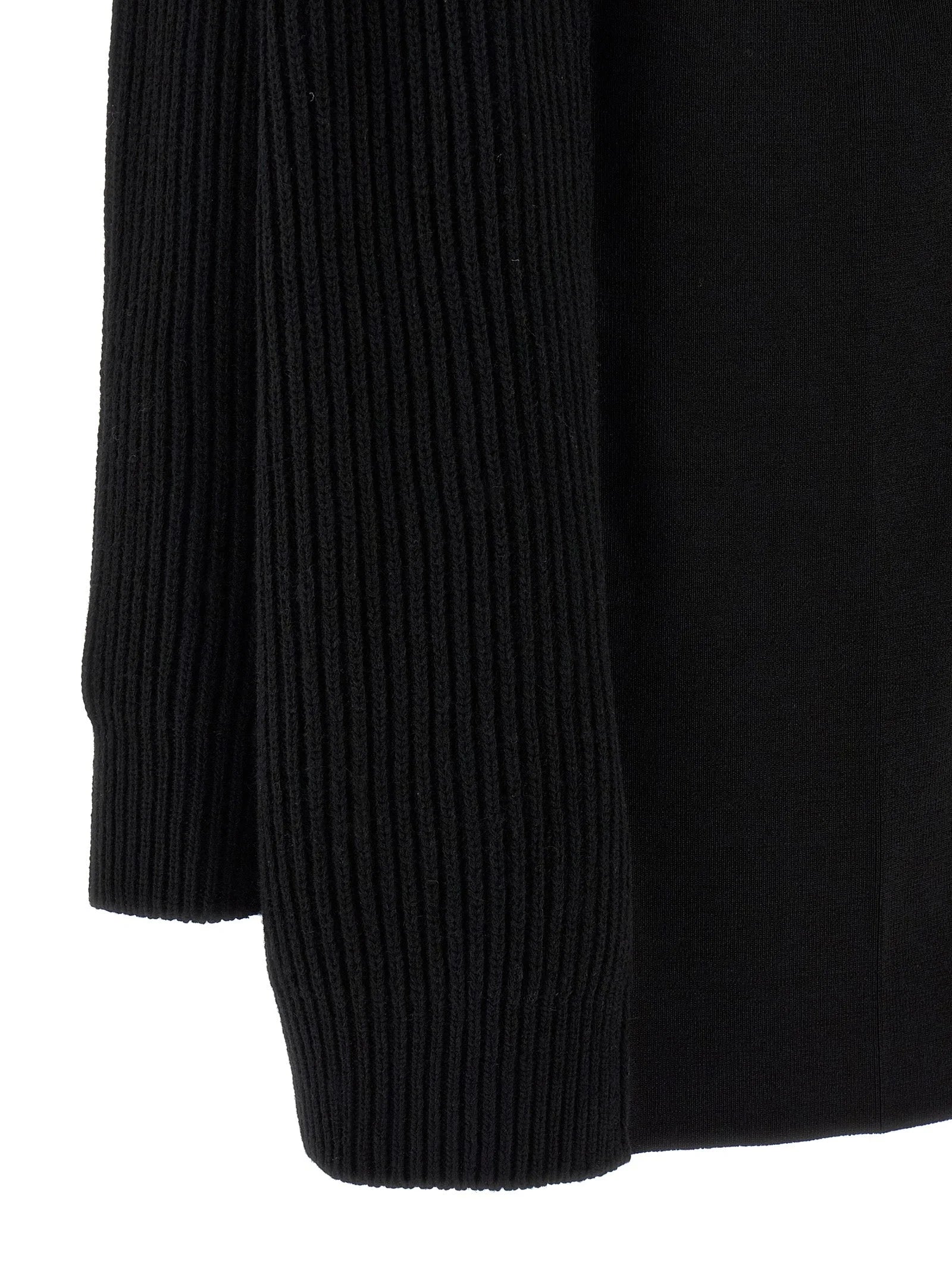 MM6 Maison Margiela Black Wool Short Dress - S