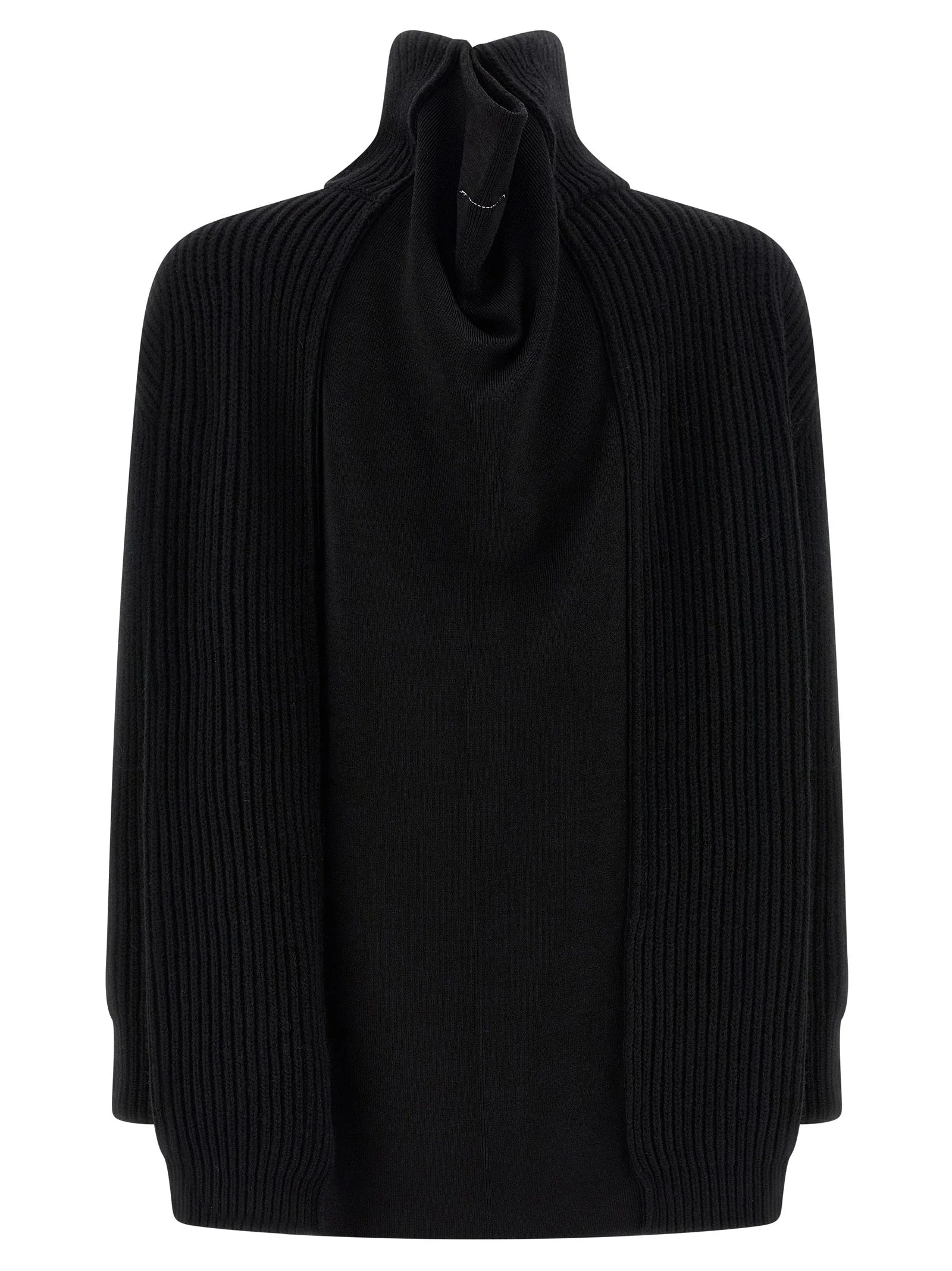 MM6 Maison Margiela Black Wool Short Dress - S