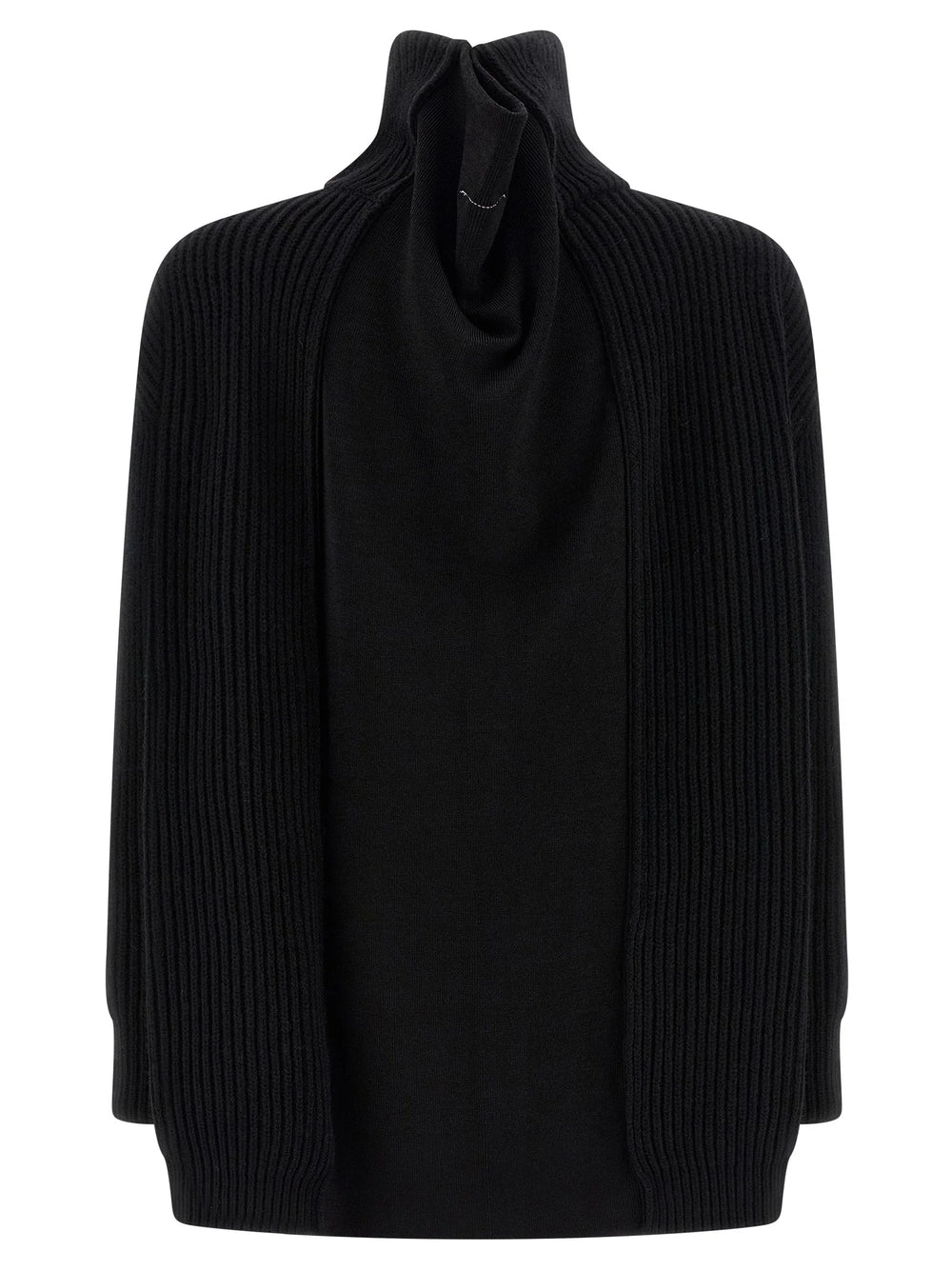 MM6 Maison Margiela Black Wool Short Dress - S