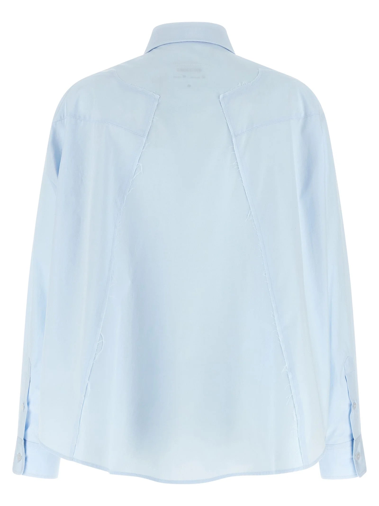 MM6 Maison Margiela Blue Cotton Blouse - IT42