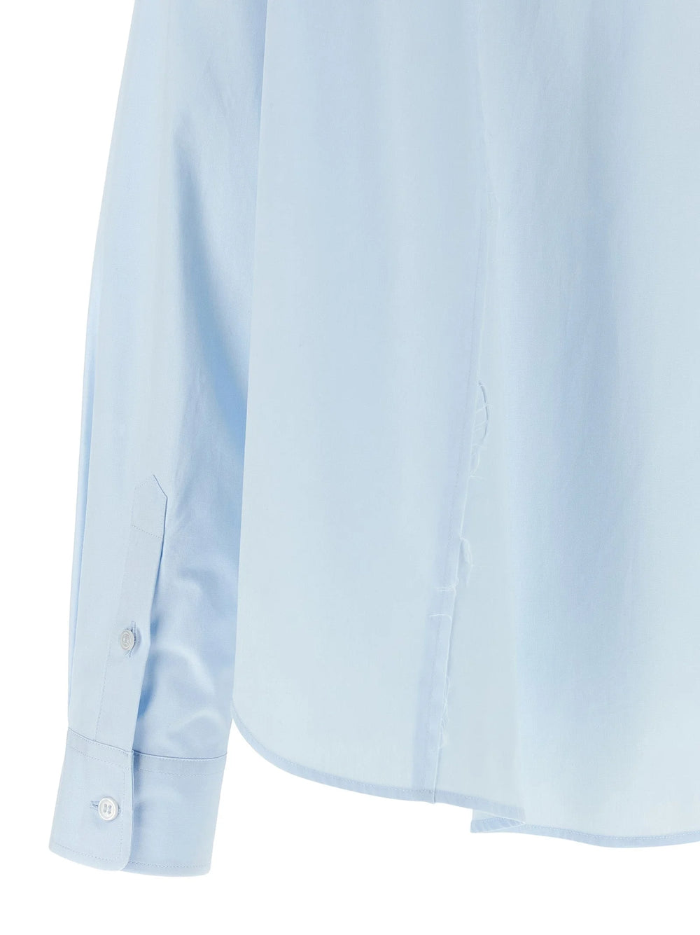 MM6 Maison Margiela Blue Cotton Blouse - IT42