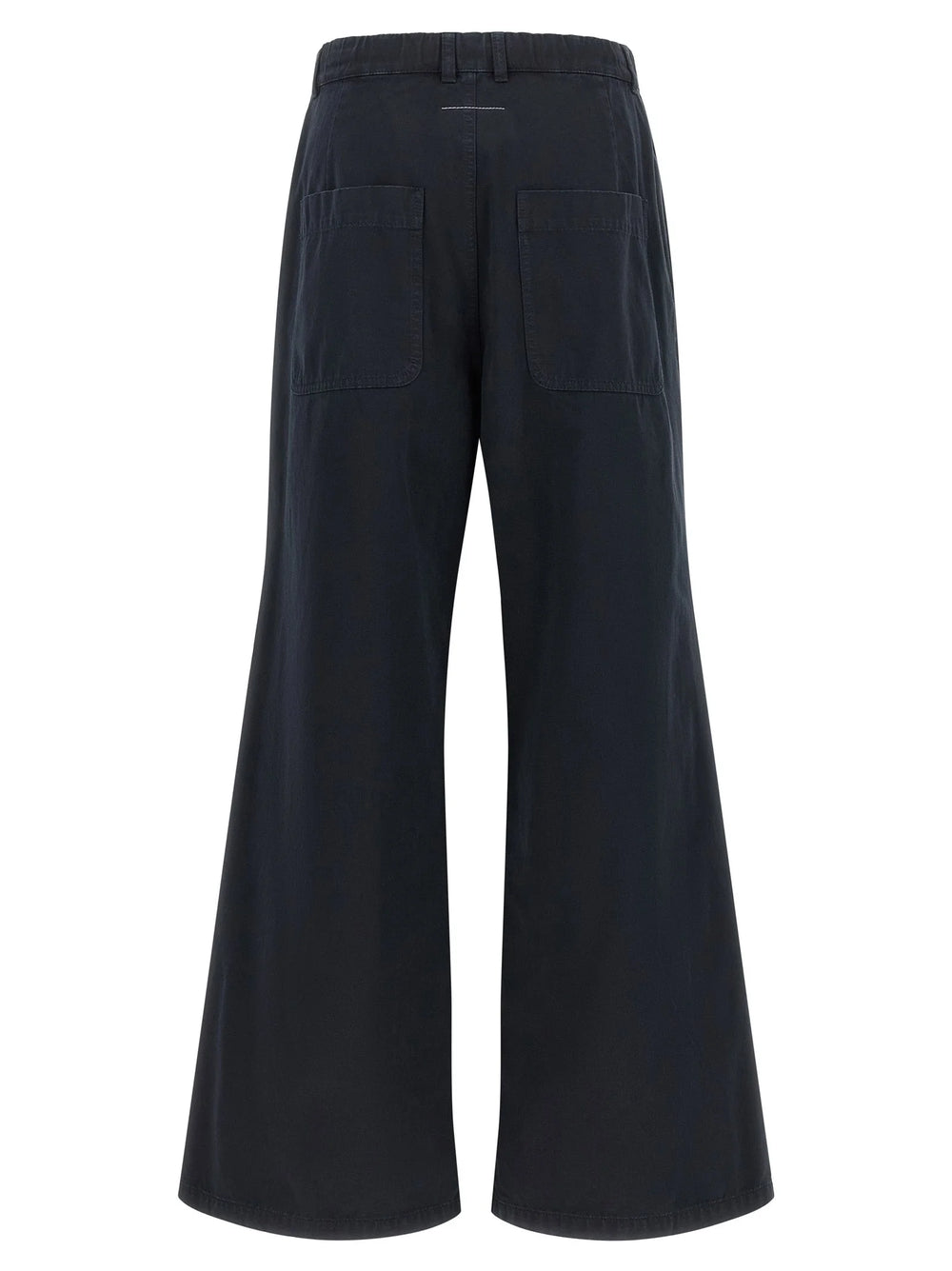 MM6 Maison Margiela Blue Cotton Casual Pants