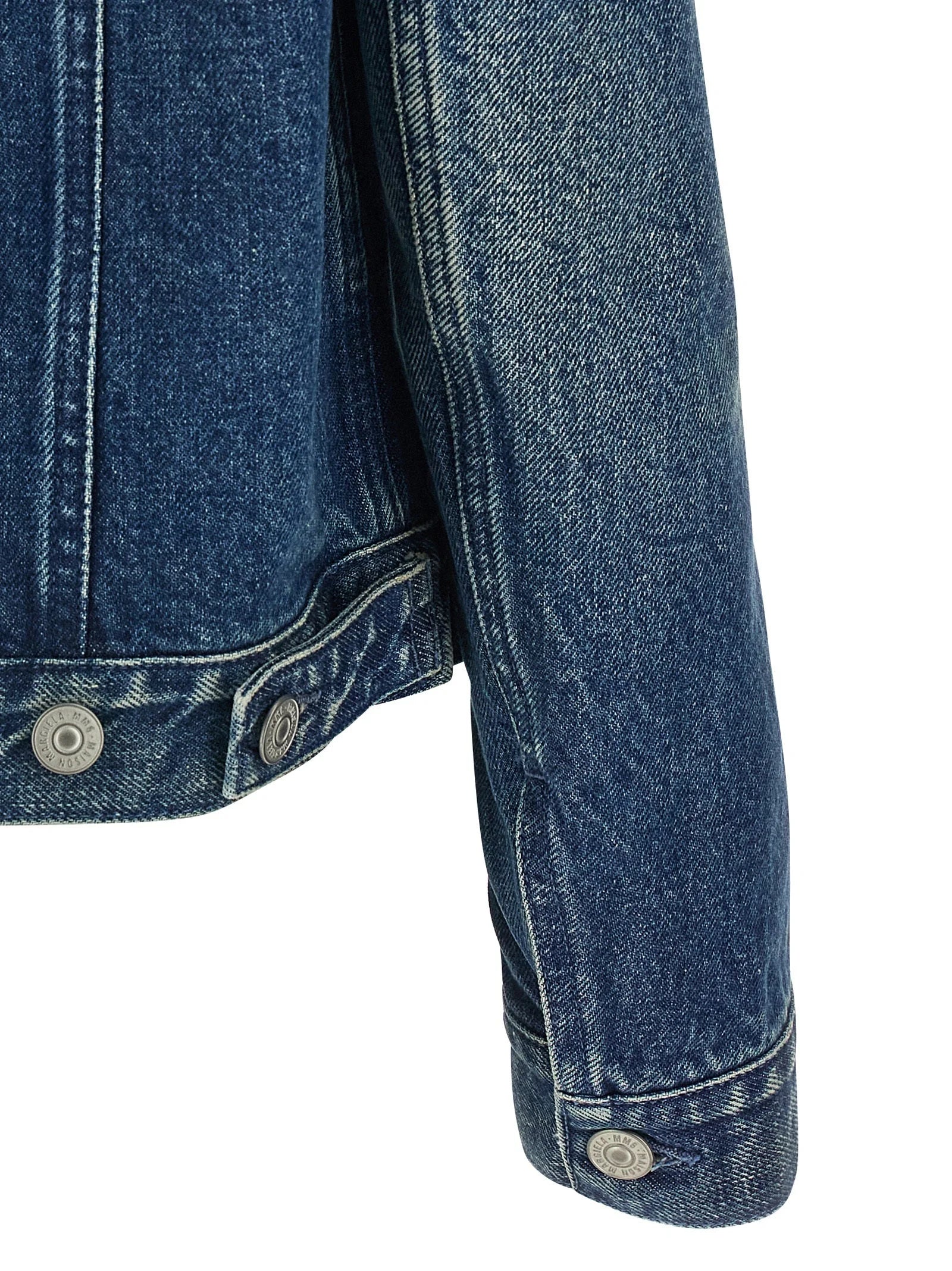 MM6 Maison Margiela Blue Cotton Denim Jacket