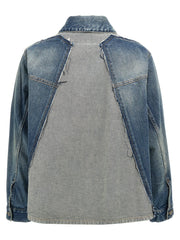 MM6 Maison Margiela Blue Cotton Denim Jacket