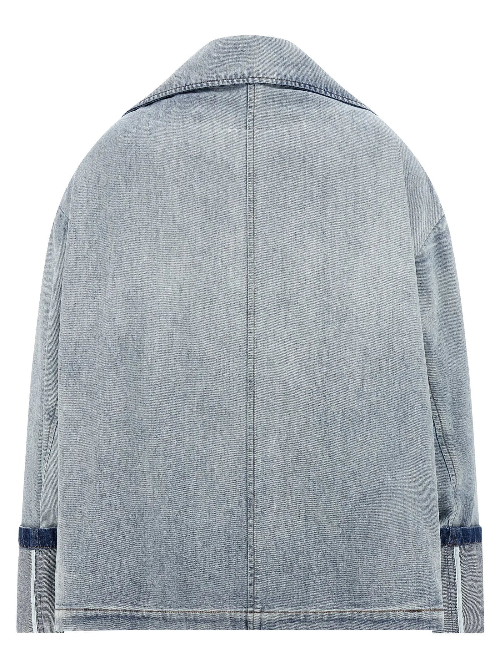 MM6 Maison Margiela Blue Cotton Denim Jacket - S