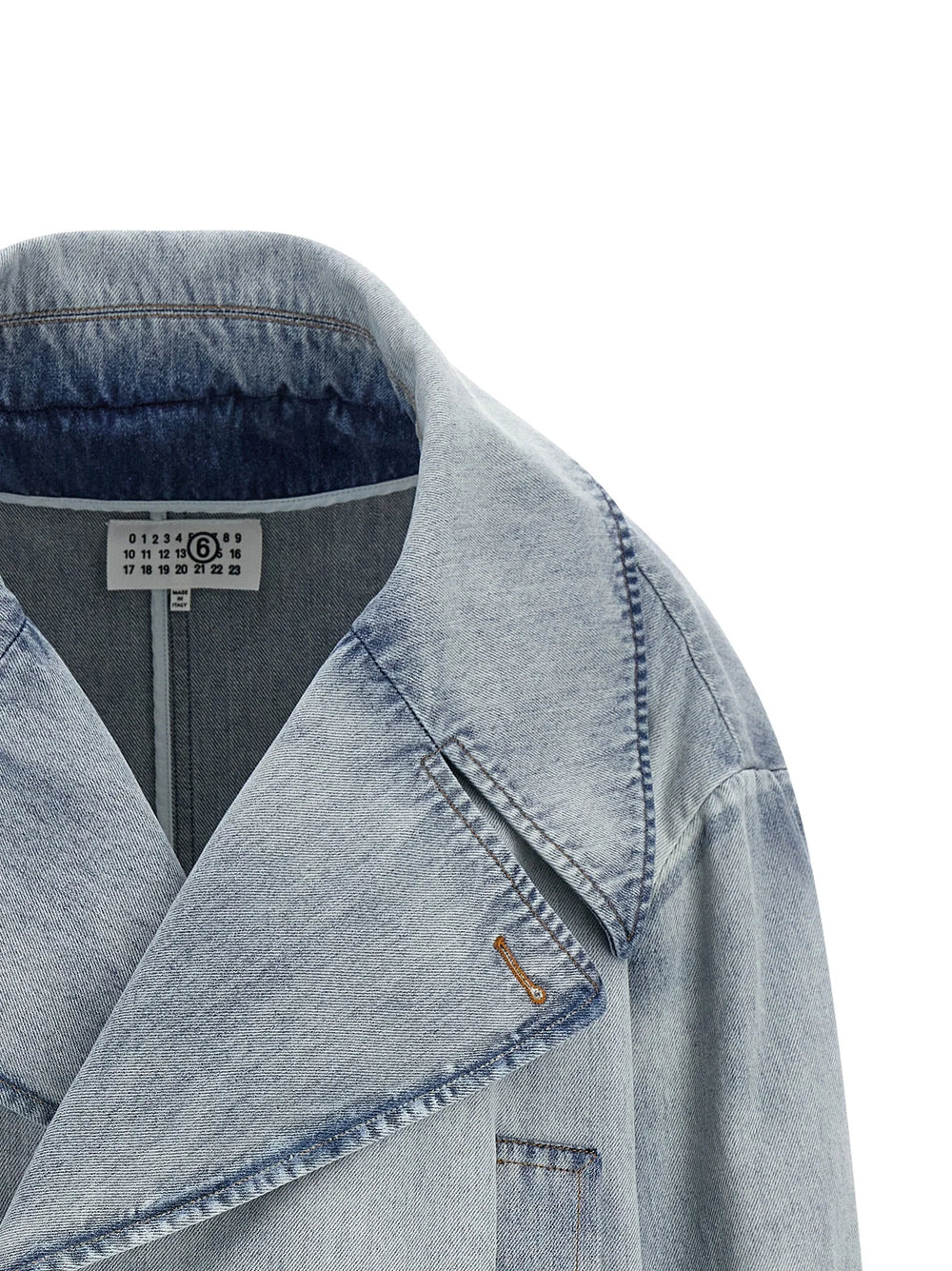 MM6 Maison Margiela Blue Cotton Denim Jacket - S