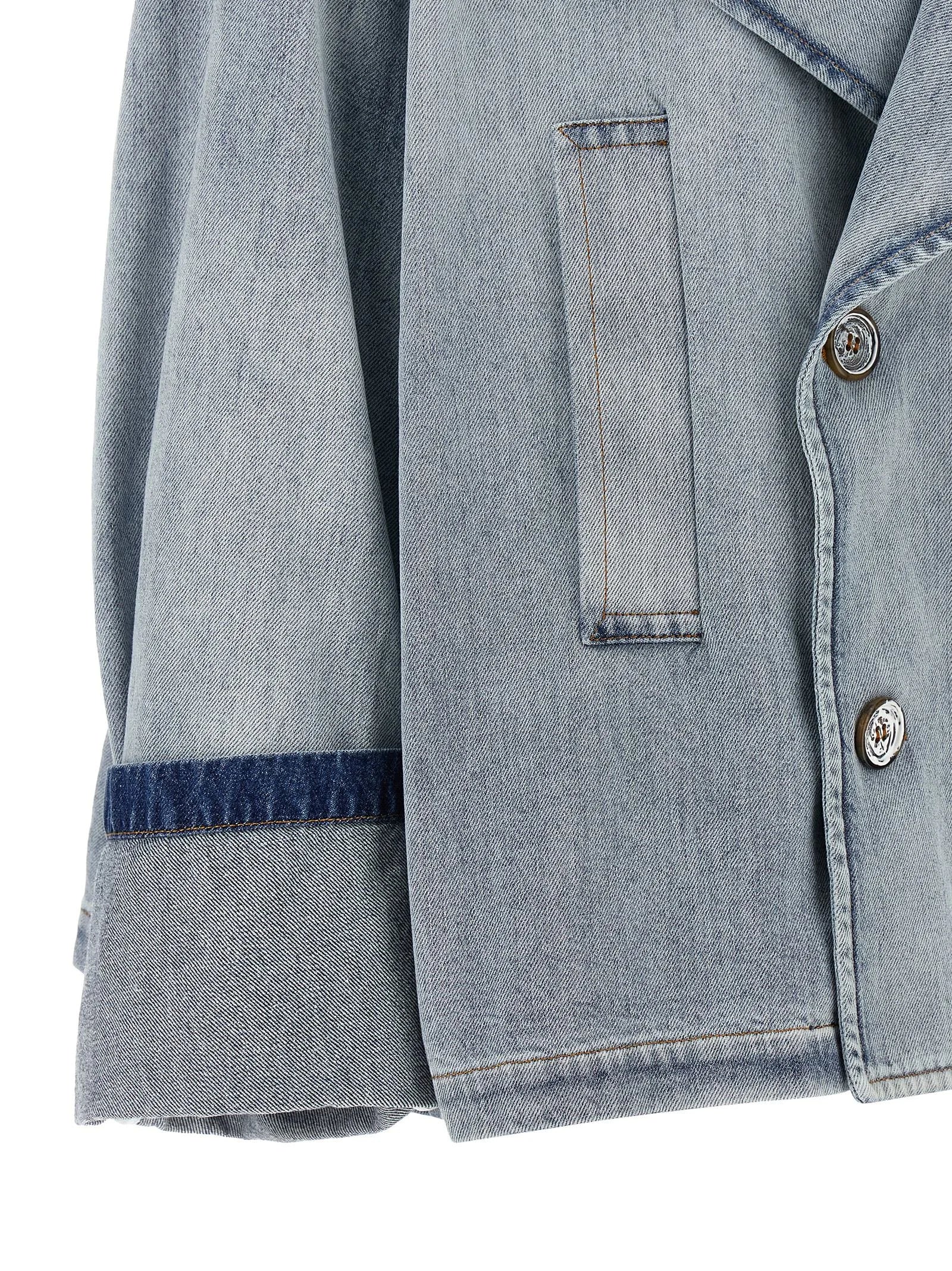 MM6 Maison Margiela Blue Cotton Denim Jacket - S