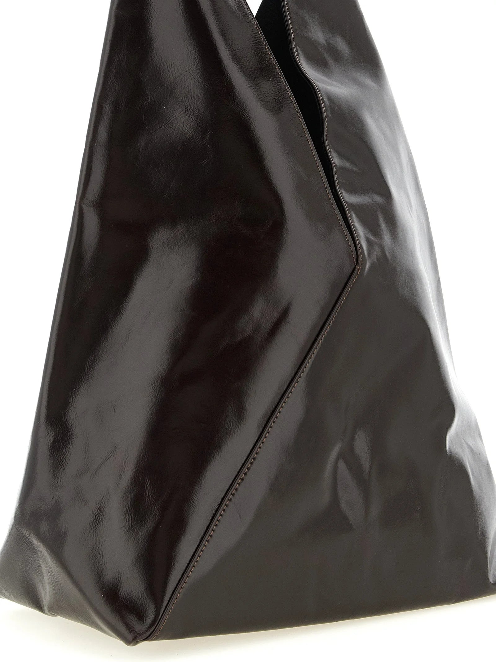 MM6 Maison Margiela Brown Cowhide Handbag