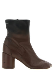 MM6 Maison Margiela Brown Lambskin Ankle Boots - EU37/US7