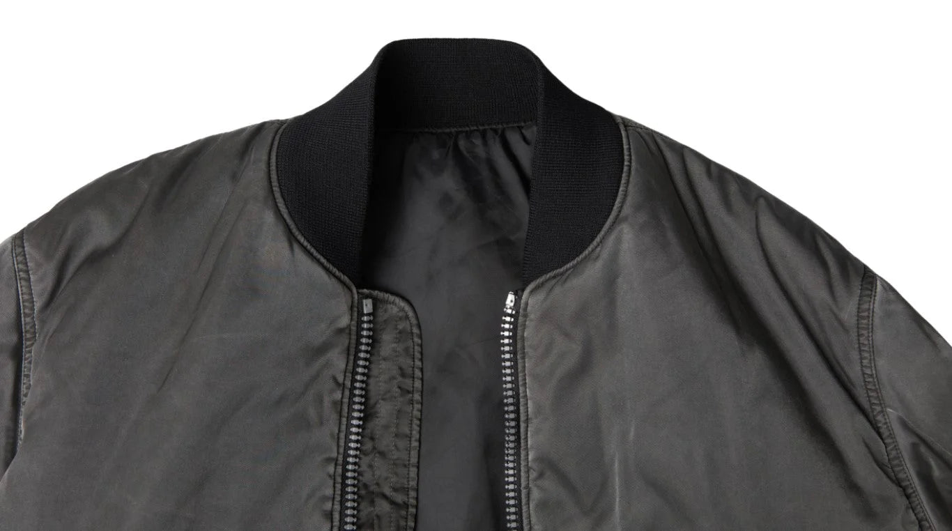 MM6 Maison Margiela Gray Bomber Zipper Pocket Sleeves Jacket - IT46 | S - Bomber Jackets