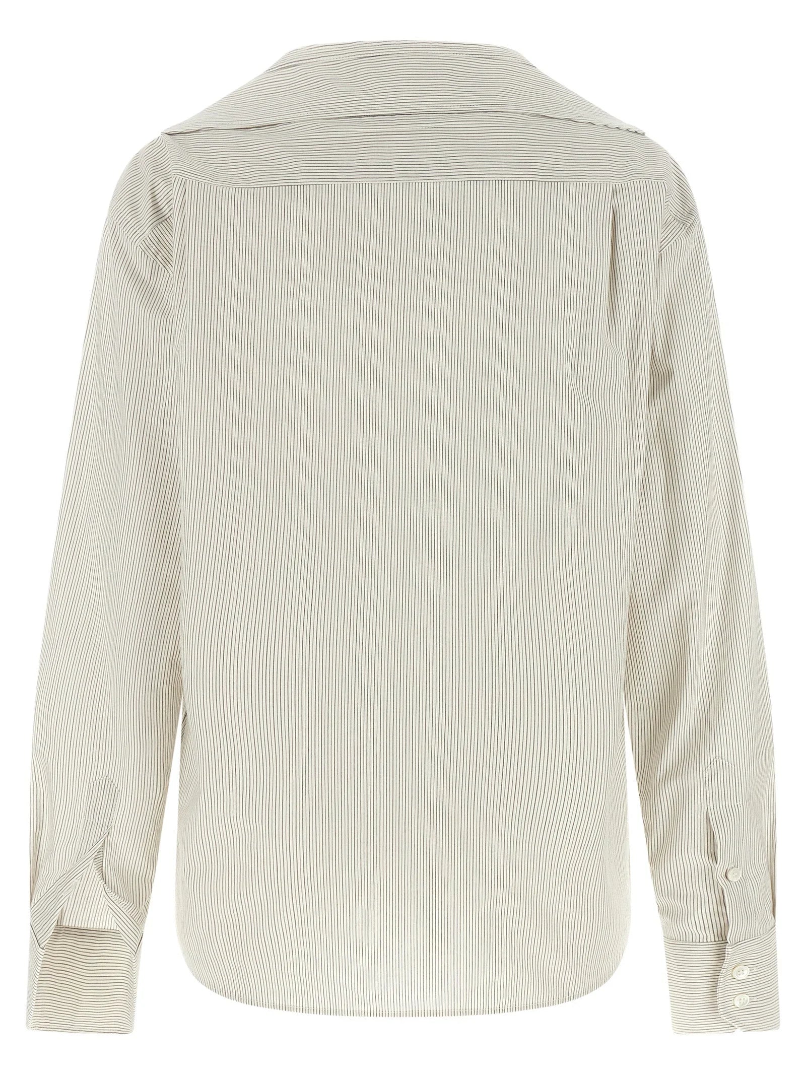 MM6 Maison Margiela Gray Cotton Blouse