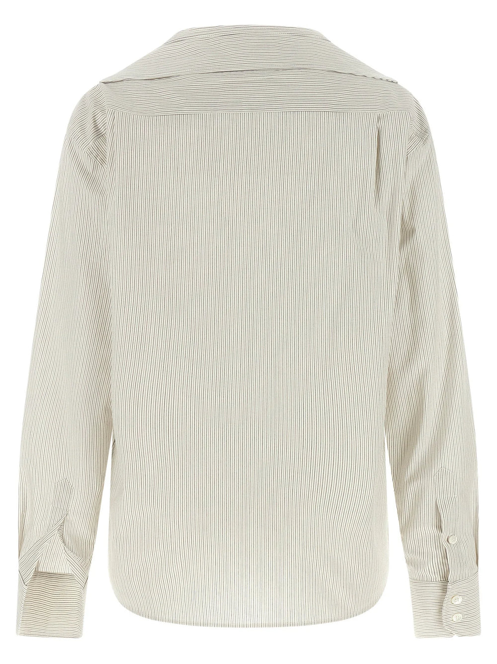MM6 Maison Margiela Gray Cotton Blouse