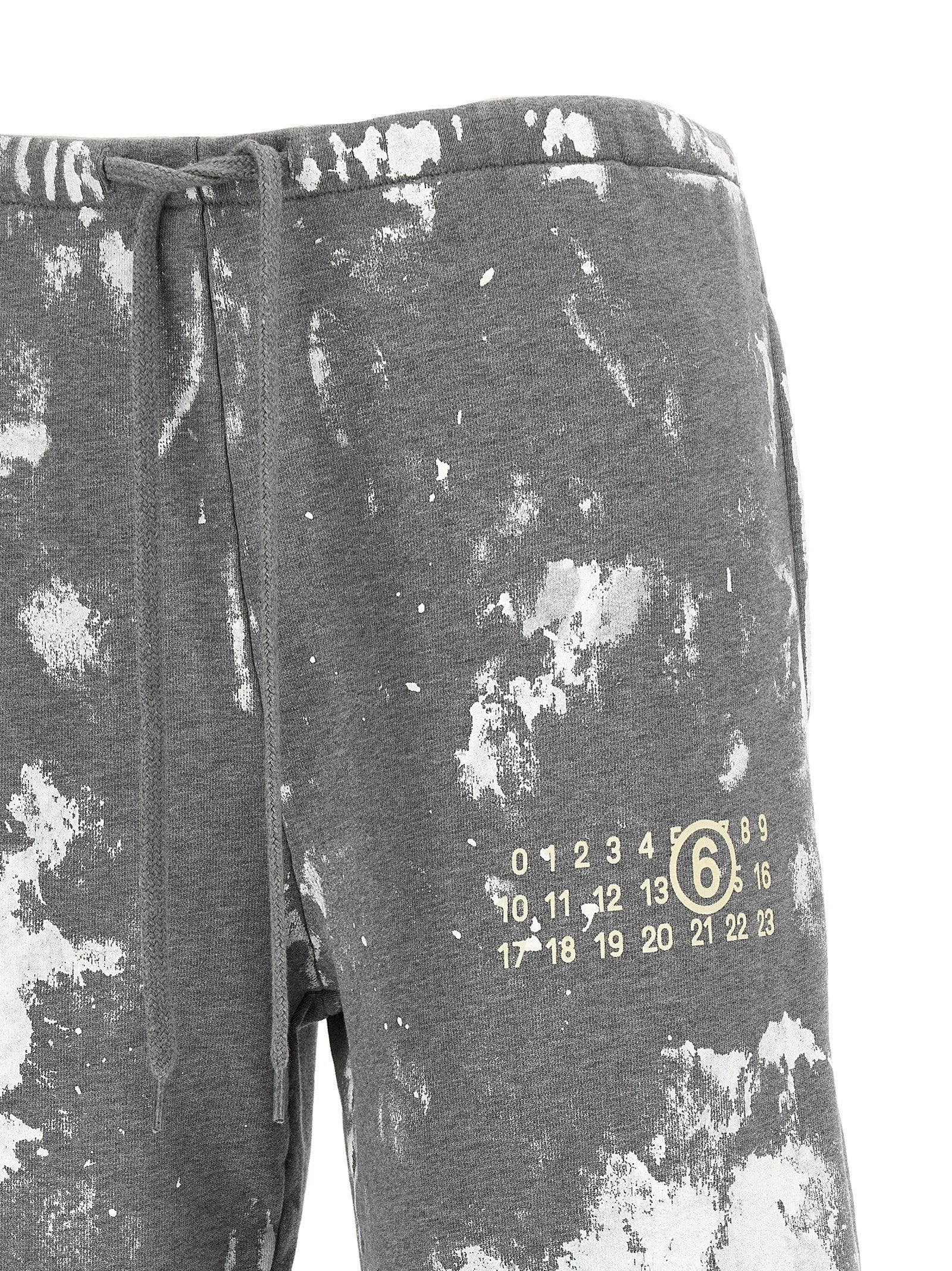 MM6 Maison Margiela Gray Cotton Joggers (Workout Pants)