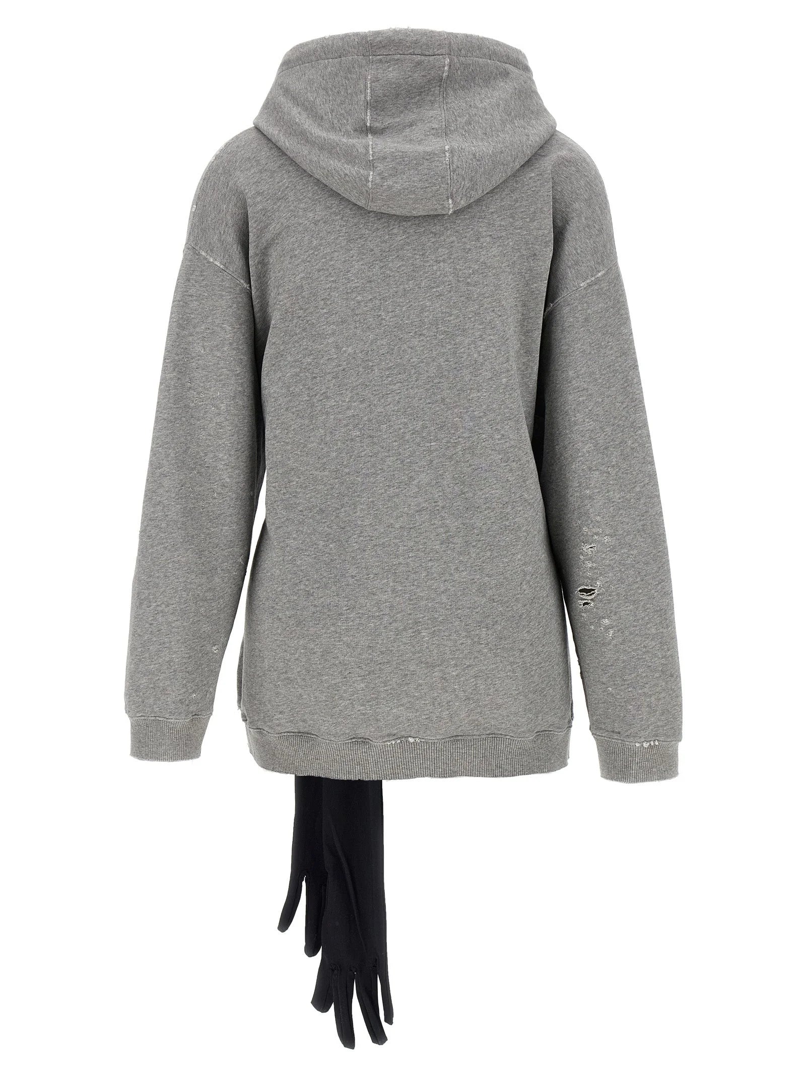 MM6 Maison Margiela Gray Cotton Short Dress - S