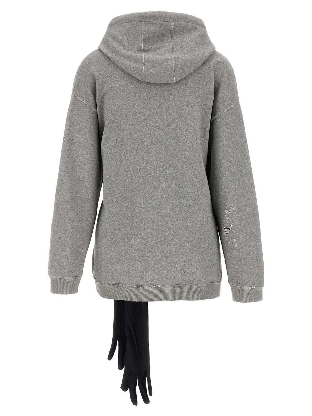 MM6 Maison Margiela Gray Cotton Short Dress - S