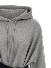 MM6 Maison Margiela Gray Cotton Short Dress - S