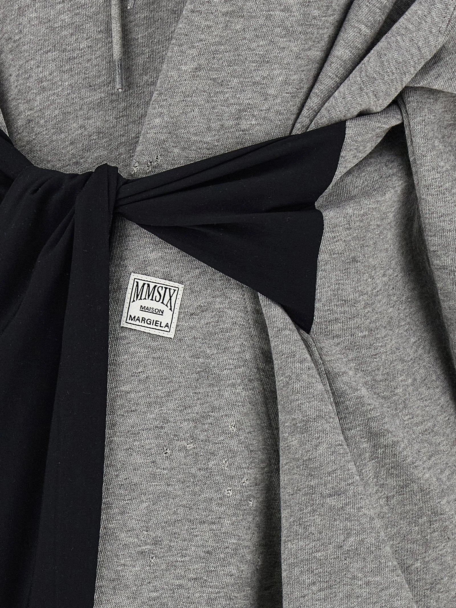 MM6 Maison Margiela Gray Cotton Short Dress - S