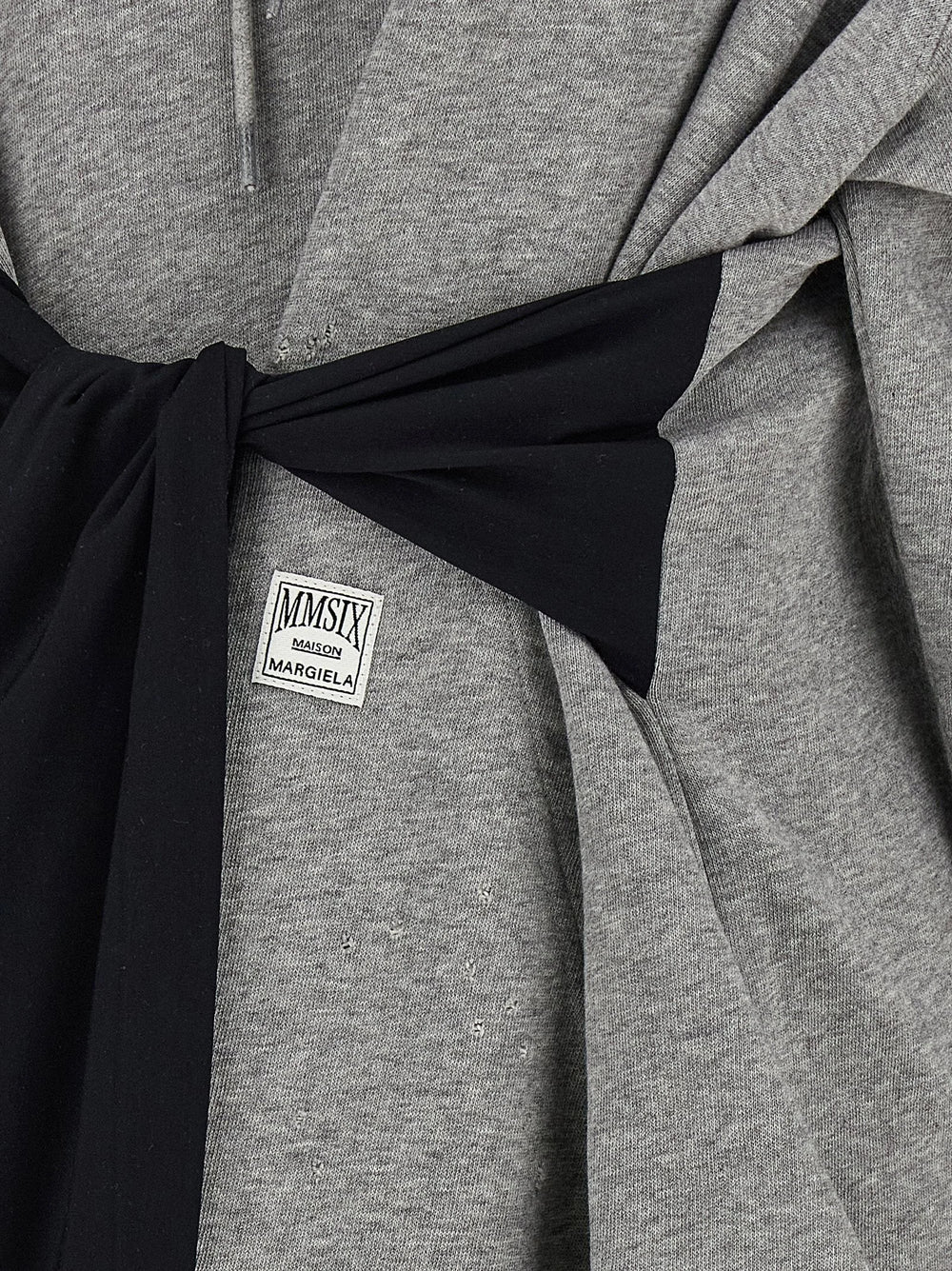 MM6 Maison Margiela Gray Cotton Short Dress - S