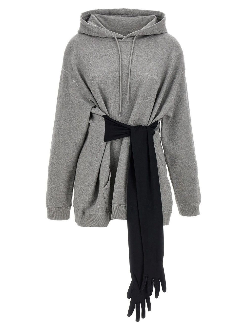 MM6 Maison Margiela Gray Cotton Short Dress - S