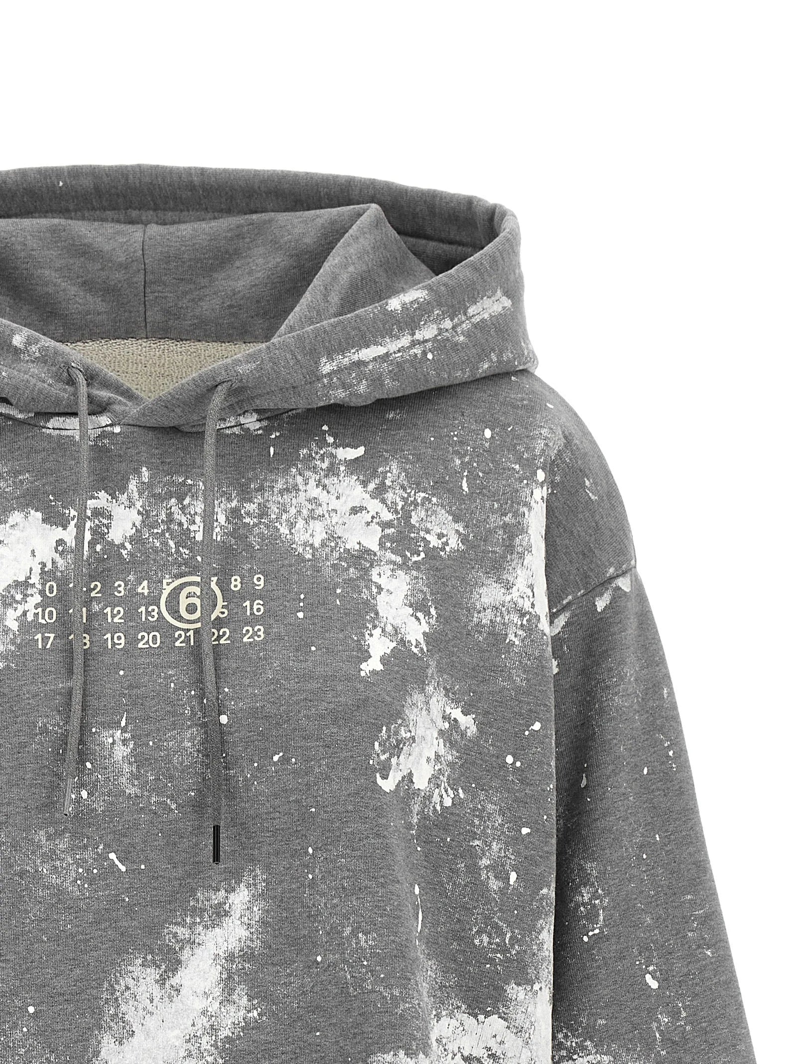 MM6 Maison Margiela Gray Cotton Sweatshirt