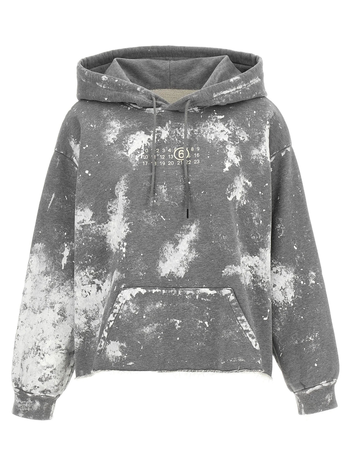 MM6 Maison Margiela Gray Cotton Sweatshirt