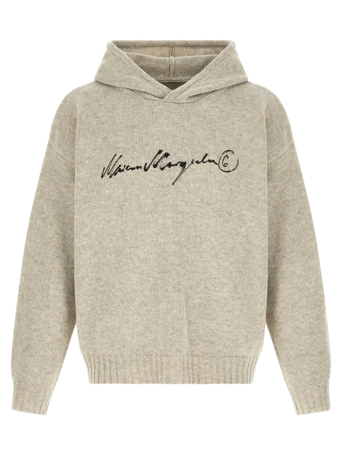 MM6 Maison Margiela Gray Wool Cardigan