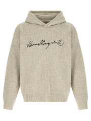MM6 Maison Margiela Gray Wool Cardigan