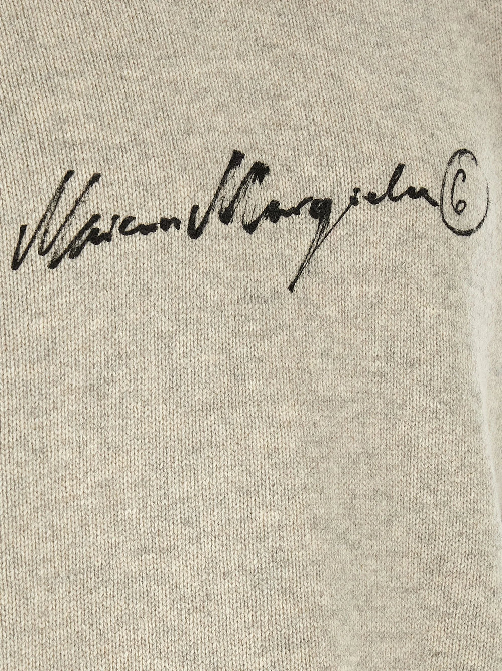MM6 Maison Margiela Gray Wool Cardigan