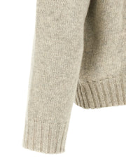 MM6 Maison Margiela Gray Wool Cardigan