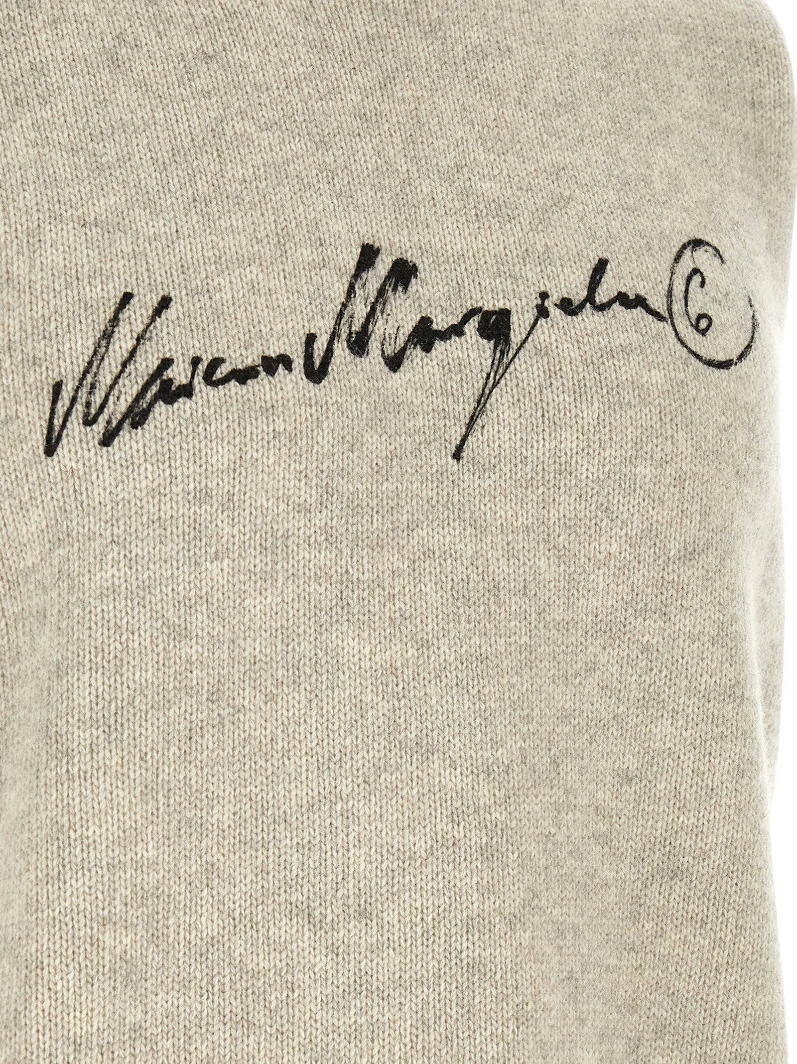 MM6 Maison Margiela Gray Wool Sweatshirt