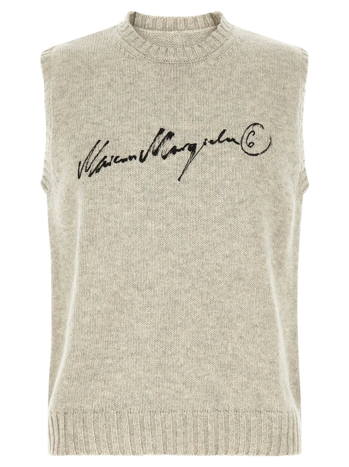 MM6 Maison Margiela Gray Wool Sweatshirt