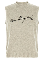 MM6 Maison Margiela Gray Wool Sweatshirt