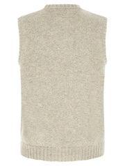 MM6 Maison Margiela Gray Wool Sweatshirt