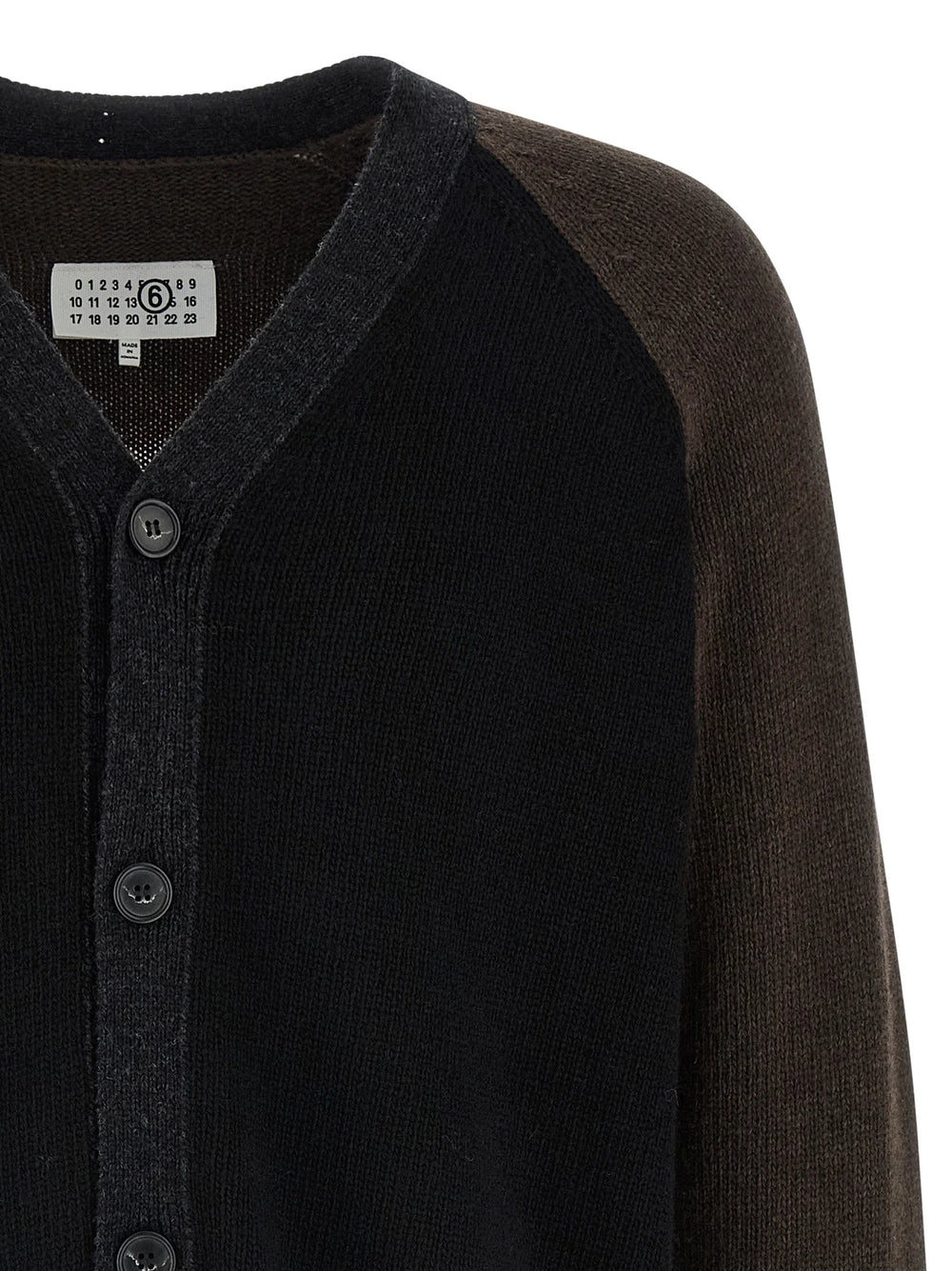 MM6 Maison Margiela Multicolor Wool Cardigan - L